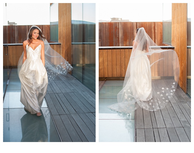 Rue De Seine- Sophia Gown Veil- Untamed Petals by Amanda Judge A&Bé Bridal Shop 